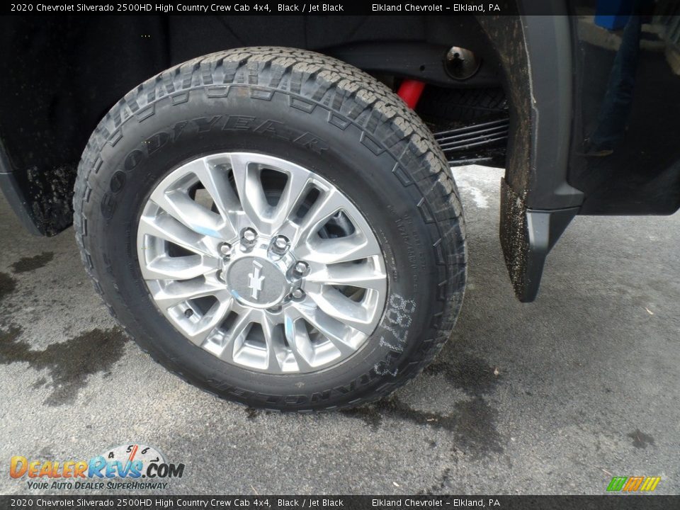 2020 Chevrolet Silverado 2500HD High Country Crew Cab 4x4 Black / Jet Black Photo #11