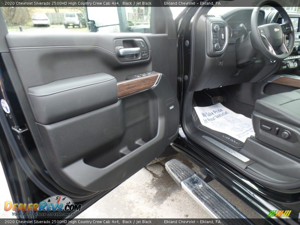 2020 Chevrolet Silverado 2500HD High Country Crew Cab 4x4 Black / Jet Black Photo #15