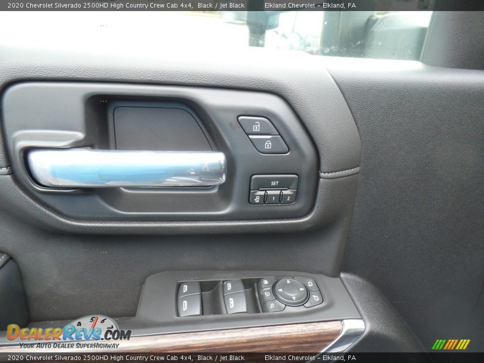 2020 Chevrolet Silverado 2500HD High Country Crew Cab 4x4 Black / Jet Black Photo #17