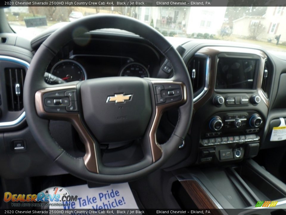 2020 Chevrolet Silverado 2500HD High Country Crew Cab 4x4 Black / Jet Black Photo #20