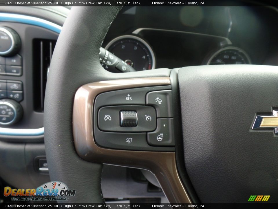 2020 Chevrolet Silverado 2500HD High Country Crew Cab 4x4 Black / Jet Black Photo #22