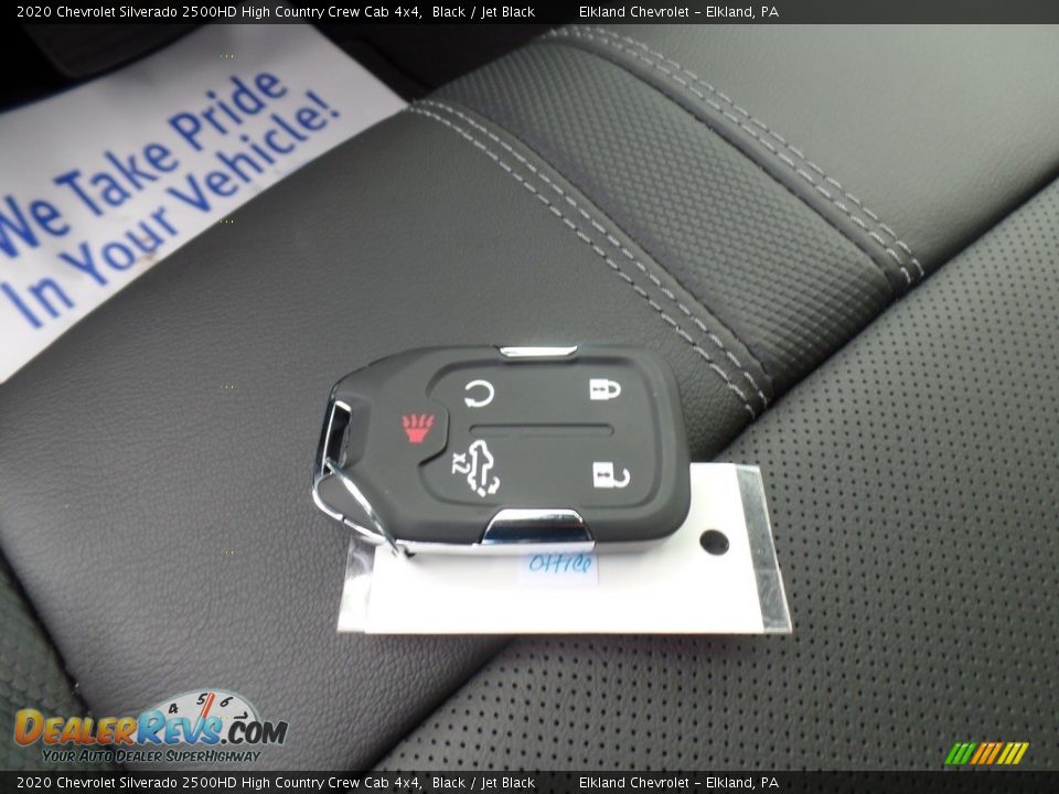 2020 Chevrolet Silverado 2500HD High Country Crew Cab 4x4 Black / Jet Black Photo #24
