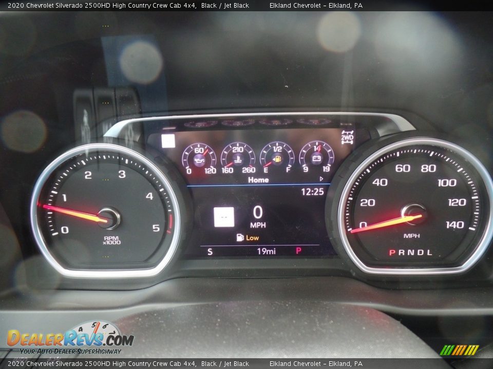2020 Chevrolet Silverado 2500HD High Country Crew Cab 4x4 Black / Jet Black Photo #25