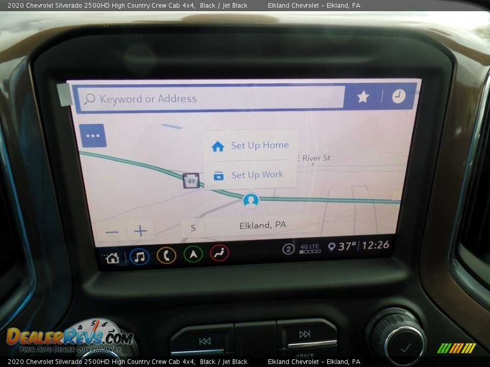 2020 Chevrolet Silverado 2500HD High Country Crew Cab 4x4 Black / Jet Black Photo #28