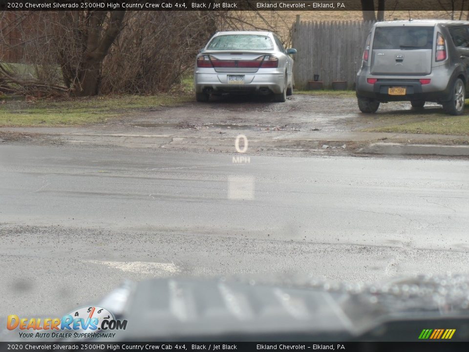 2020 Chevrolet Silverado 2500HD High Country Crew Cab 4x4 Black / Jet Black Photo #36