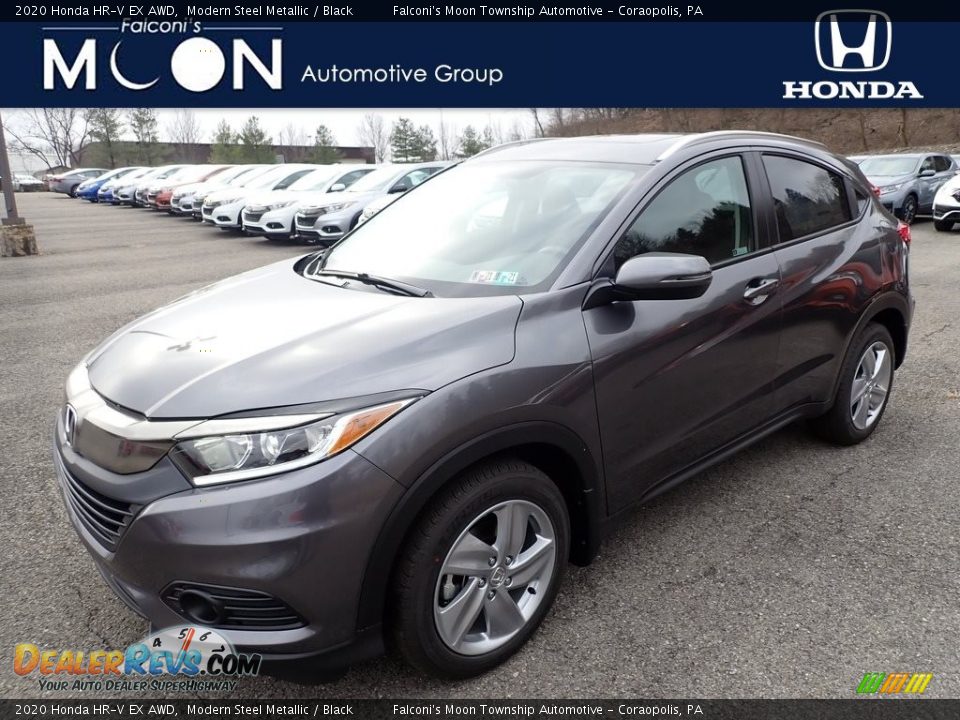 2020 Honda HR-V EX AWD Modern Steel Metallic / Black Photo #1