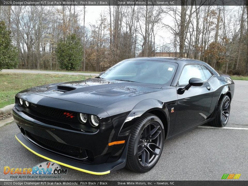 Pitch Black 2020 Dodge Challenger R/T Scat Pack Widebody Photo #2