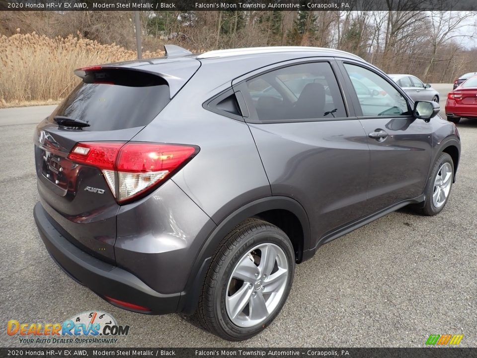 2020 Honda HR-V EX AWD Modern Steel Metallic / Black Photo #4