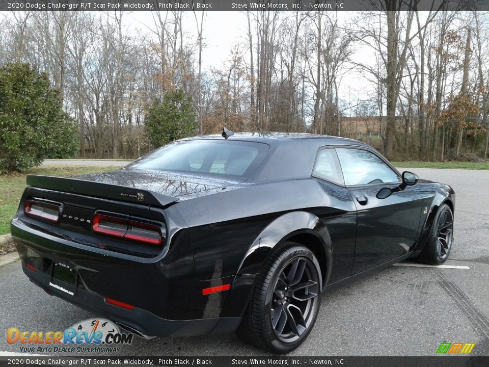2020 Dodge Challenger R/T Scat Pack Widebody Pitch Black / Black Photo #6