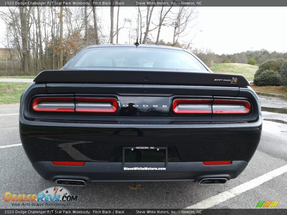2020 Dodge Challenger R/T Scat Pack Widebody Pitch Black / Black Photo #7