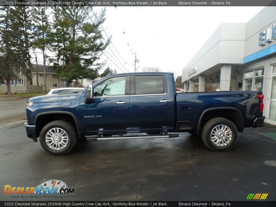 2020 Chevrolet Silverado 2500HD High Country Crew Cab 4x4 Northsky Blue Metallic / Jet Black Photo #10