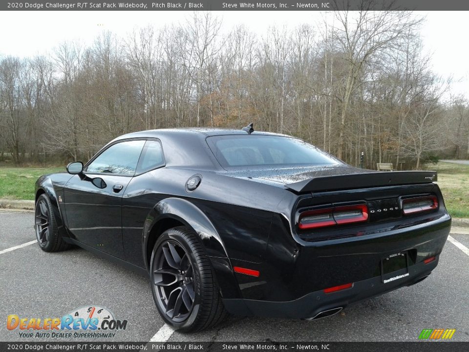 2020 Dodge Challenger R/T Scat Pack Widebody Pitch Black / Black Photo #8