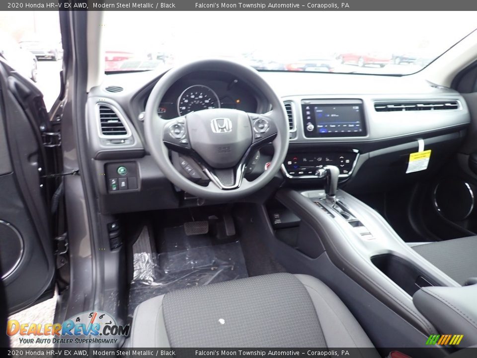 2020 Honda HR-V EX AWD Modern Steel Metallic / Black Photo #10