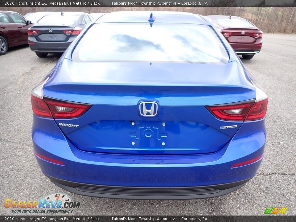 2020 Honda Insight EX Aegean Blue Metallic / Black Photo #2