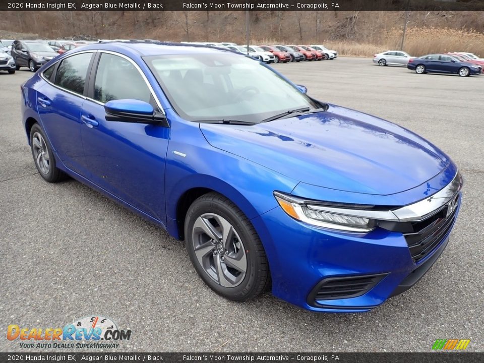 2020 Honda Insight EX Aegean Blue Metallic / Black Photo #4