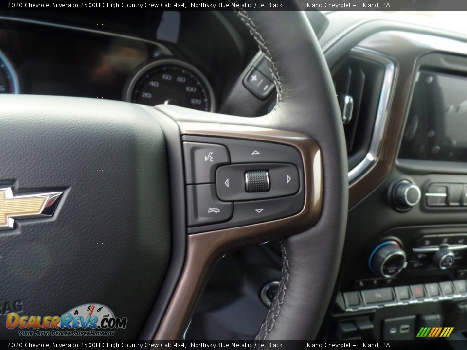 2020 Chevrolet Silverado 2500HD High Country Crew Cab 4x4 Northsky Blue Metallic / Jet Black Photo #22