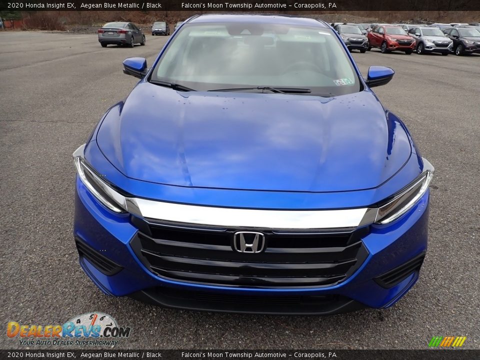 2020 Honda Insight EX Aegean Blue Metallic / Black Photo #5
