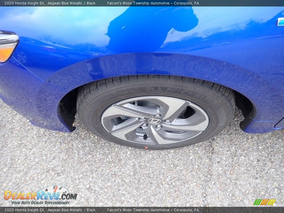 2020 Honda Insight EX Aegean Blue Metallic / Black Photo #6