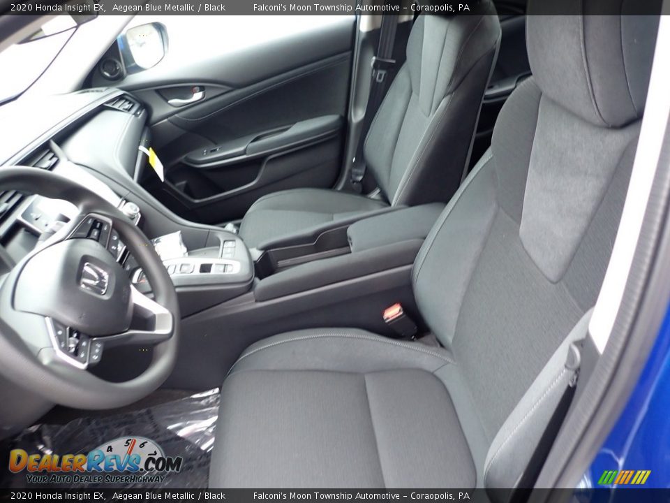 2020 Honda Insight EX Aegean Blue Metallic / Black Photo #7