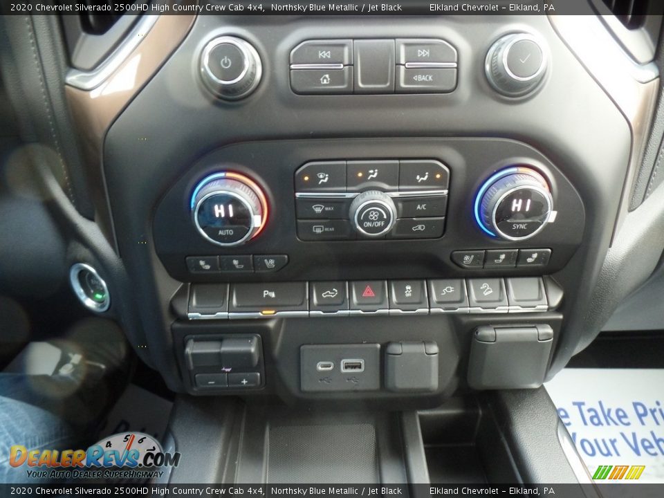 2020 Chevrolet Silverado 2500HD High Country Crew Cab 4x4 Northsky Blue Metallic / Jet Black Photo #33