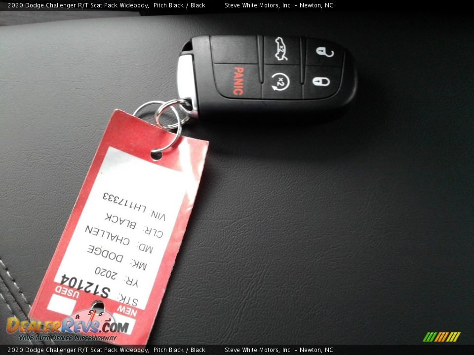 2020 Dodge Challenger R/T Scat Pack Widebody Pitch Black / Black Photo #28