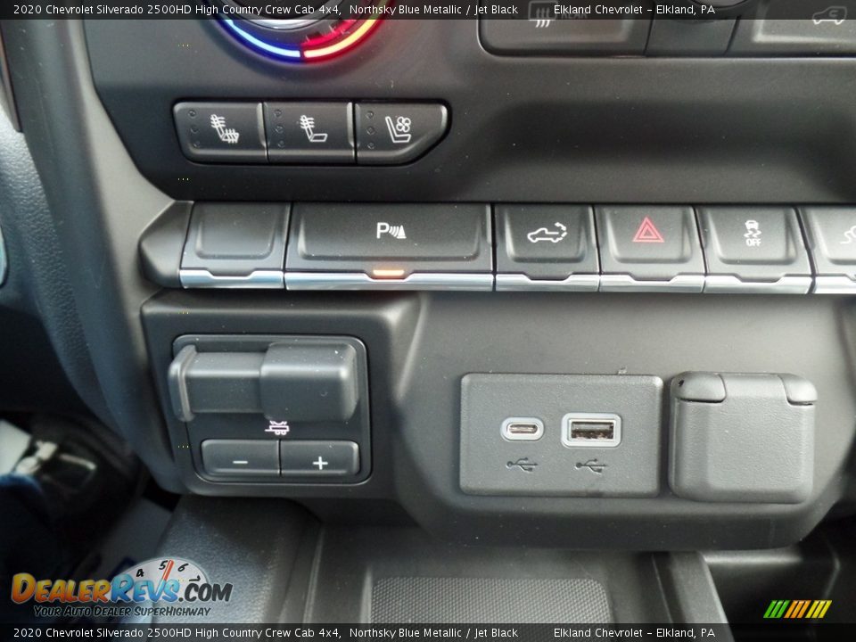 2020 Chevrolet Silverado 2500HD High Country Crew Cab 4x4 Northsky Blue Metallic / Jet Black Photo #34