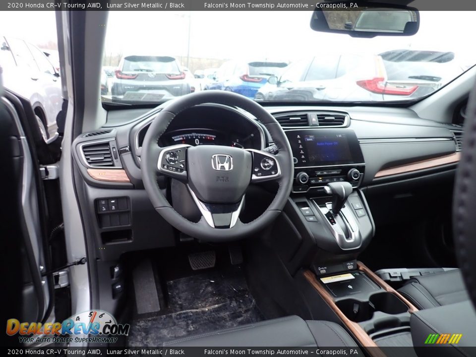 Black Interior - 2020 Honda CR-V Touring AWD Photo #10