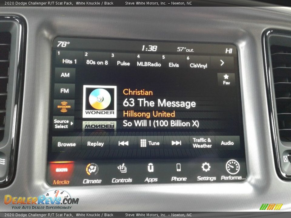 2020 Dodge Challenger R/T Scat Pack White Knuckle / Black Photo #22