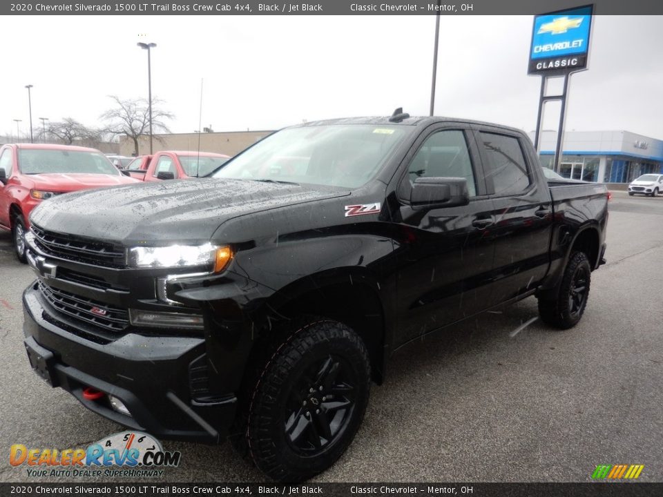 2020 Chevrolet Silverado 1500 LT Trail Boss Crew Cab 4x4 Black / Jet Black Photo #1
