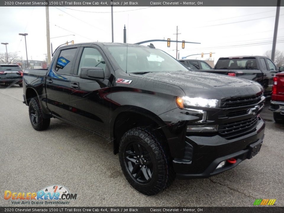 2020 Chevrolet Silverado 1500 LT Trail Boss Crew Cab 4x4 Black / Jet Black Photo #3