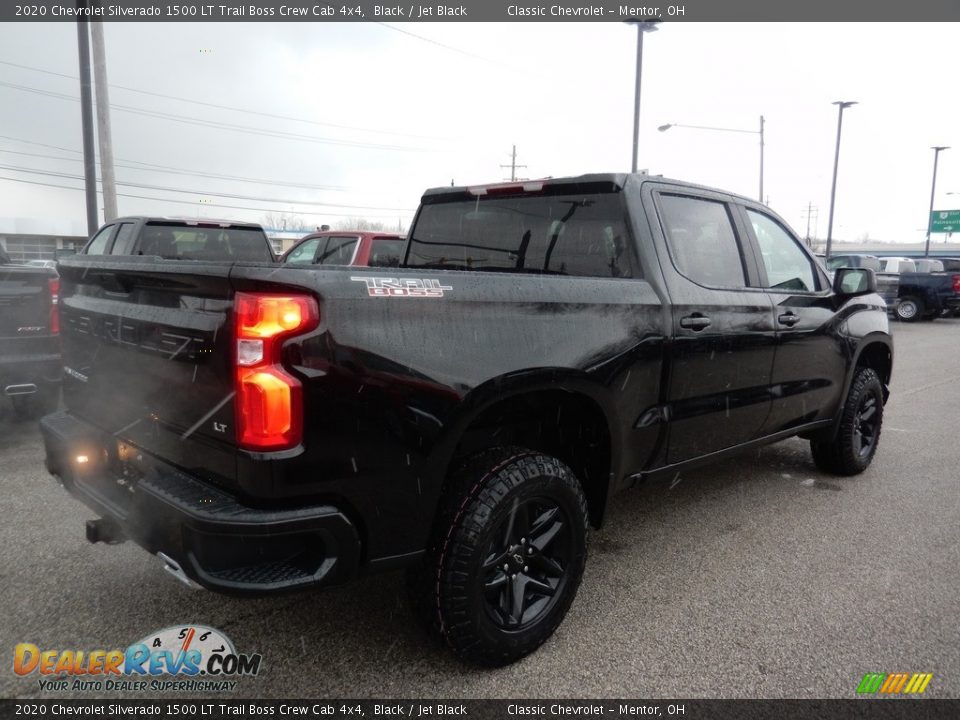 2020 Chevrolet Silverado 1500 LT Trail Boss Crew Cab 4x4 Black / Jet Black Photo #4