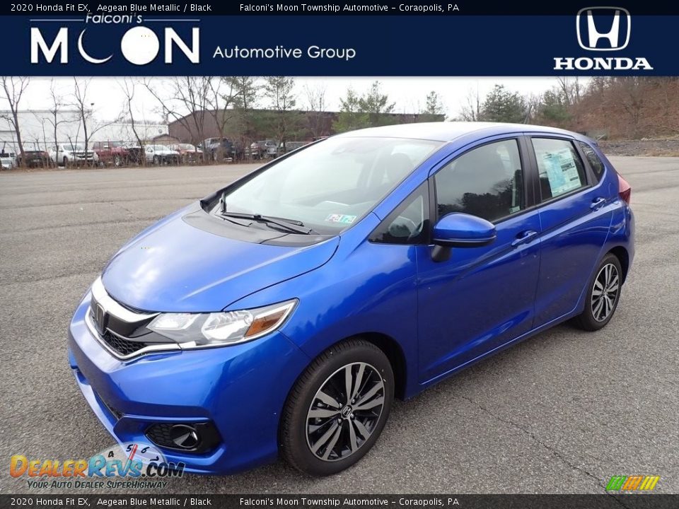 2020 Honda Fit EX Aegean Blue Metallic / Black Photo #1