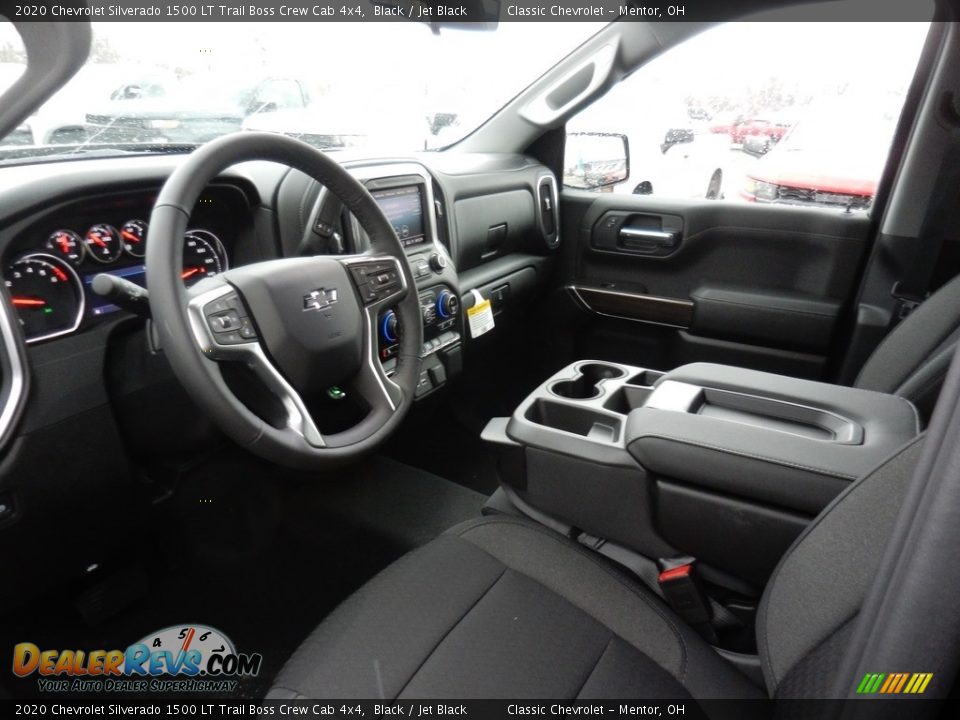 2020 Chevrolet Silverado 1500 LT Trail Boss Crew Cab 4x4 Black / Jet Black Photo #7