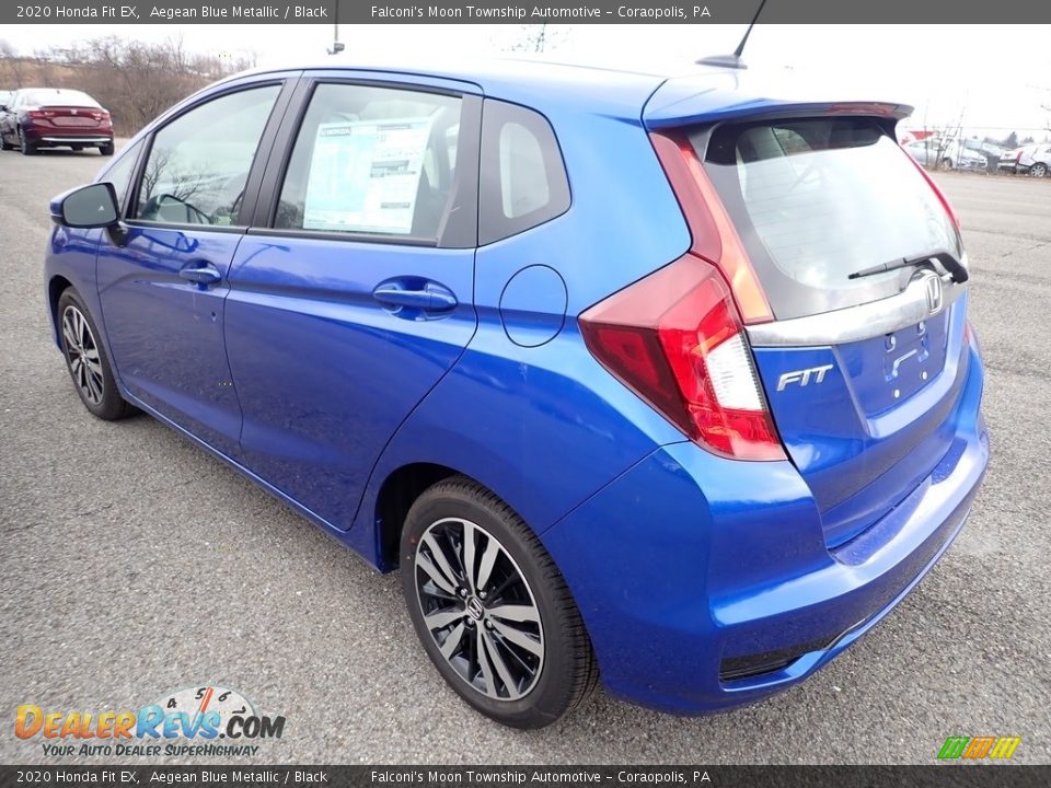 2020 Honda Fit EX Aegean Blue Metallic / Black Photo #2