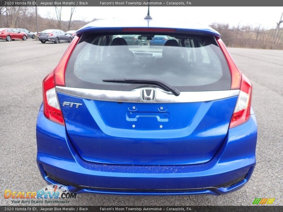 2020 Honda Fit EX Aegean Blue Metallic / Black Photo #3