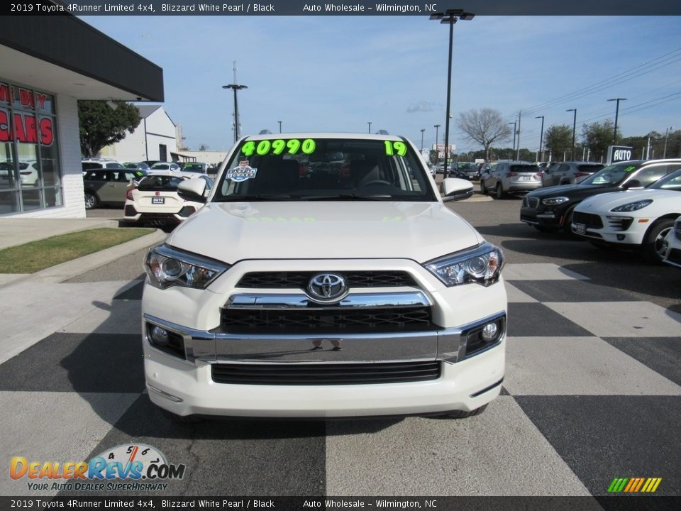 2019 Toyota 4Runner Limited 4x4 Blizzard White Pearl / Black Photo #2