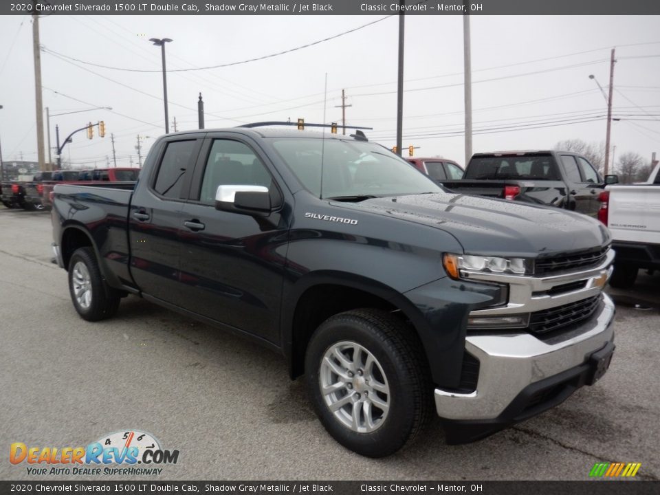 2020 Chevrolet Silverado 1500 LT Double Cab Shadow Gray Metallic / Jet Black Photo #3