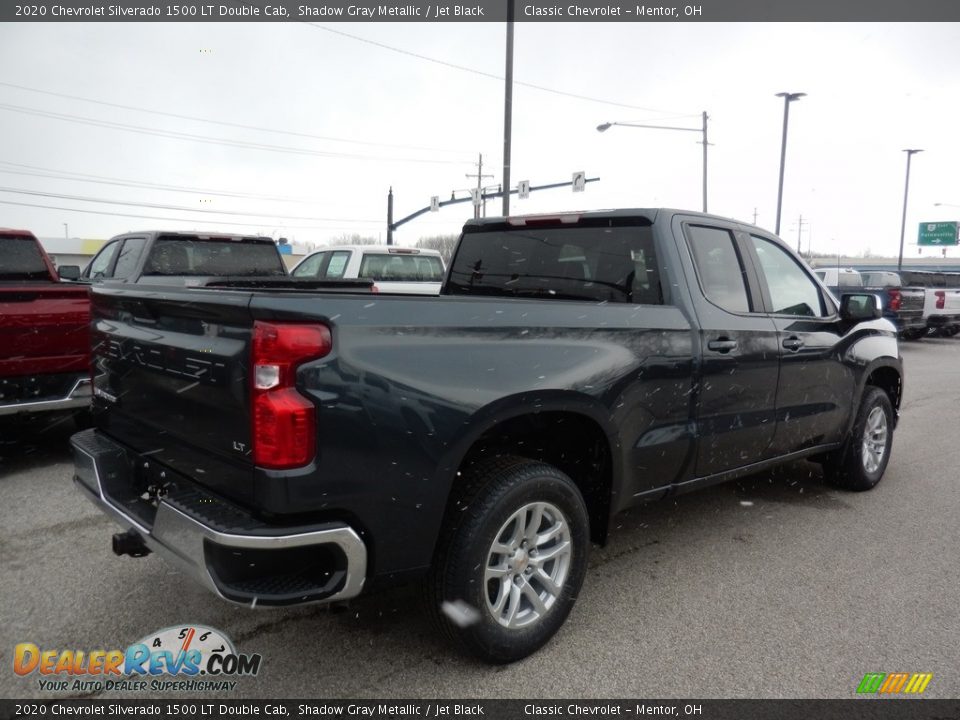 2020 Chevrolet Silverado 1500 LT Double Cab Shadow Gray Metallic / Jet Black Photo #4