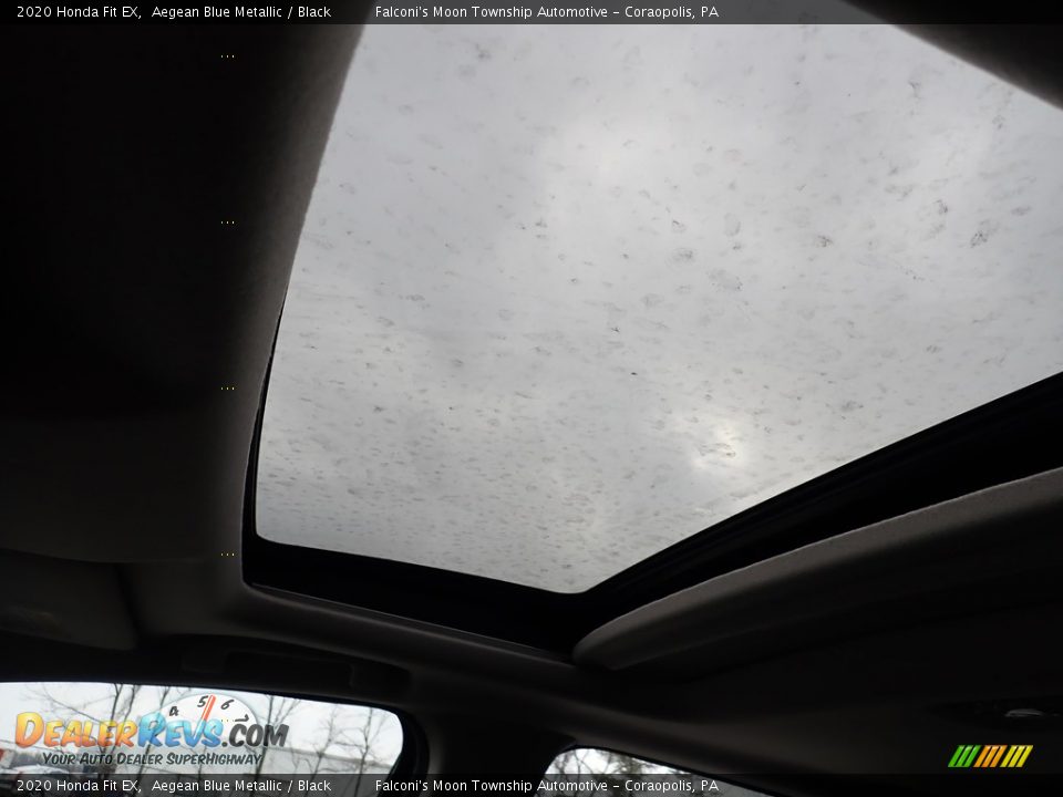 2020 Honda Fit EX Aegean Blue Metallic / Black Photo #13
