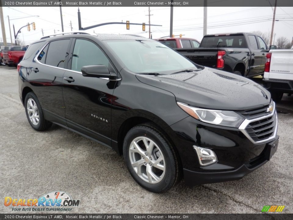 2020 Chevrolet Equinox LT AWD Mosaic Black Metallic / Jet Black Photo #3