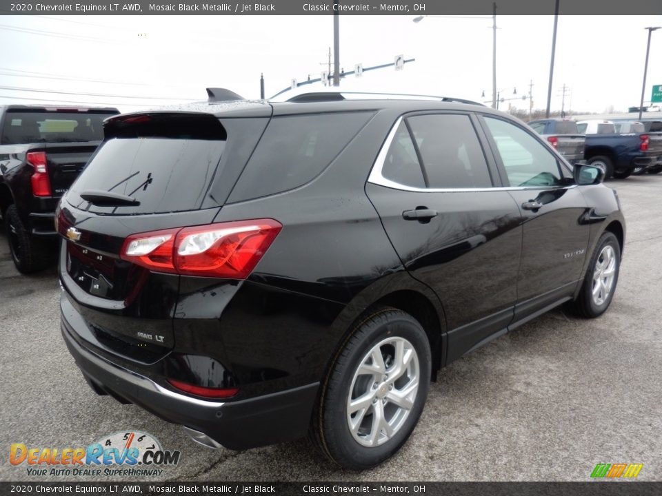 2020 Chevrolet Equinox LT AWD Mosaic Black Metallic / Jet Black Photo #4