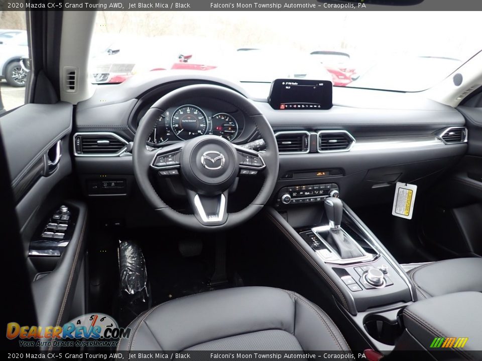 Black Interior - 2020 Mazda CX-5 Grand Touring AWD Photo #9