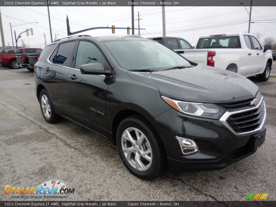 2020 Chevrolet Equinox LT AWD Nightfall Gray Metallic / Jet Black Photo #3