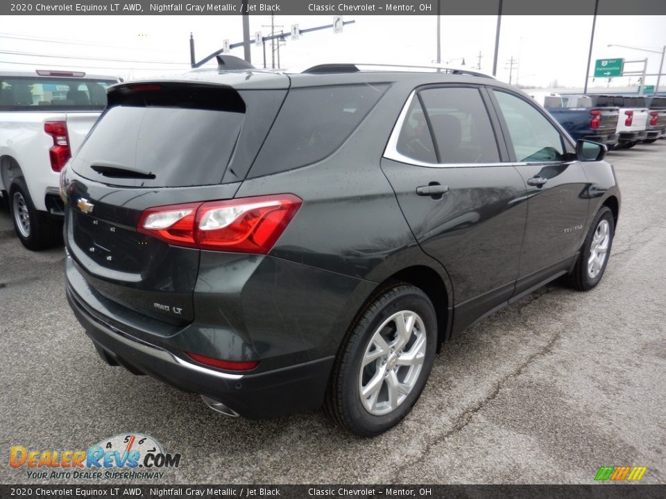 2020 Chevrolet Equinox LT AWD Nightfall Gray Metallic / Jet Black Photo #4