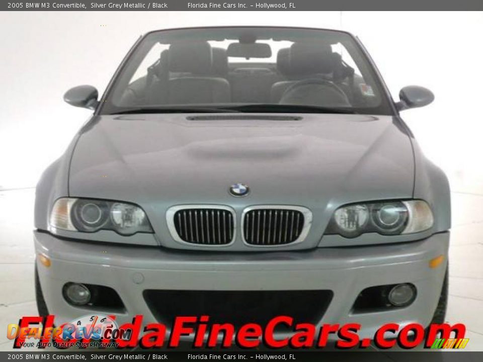 2005 BMW M3 Convertible Silver Grey Metallic / Black Photo #5