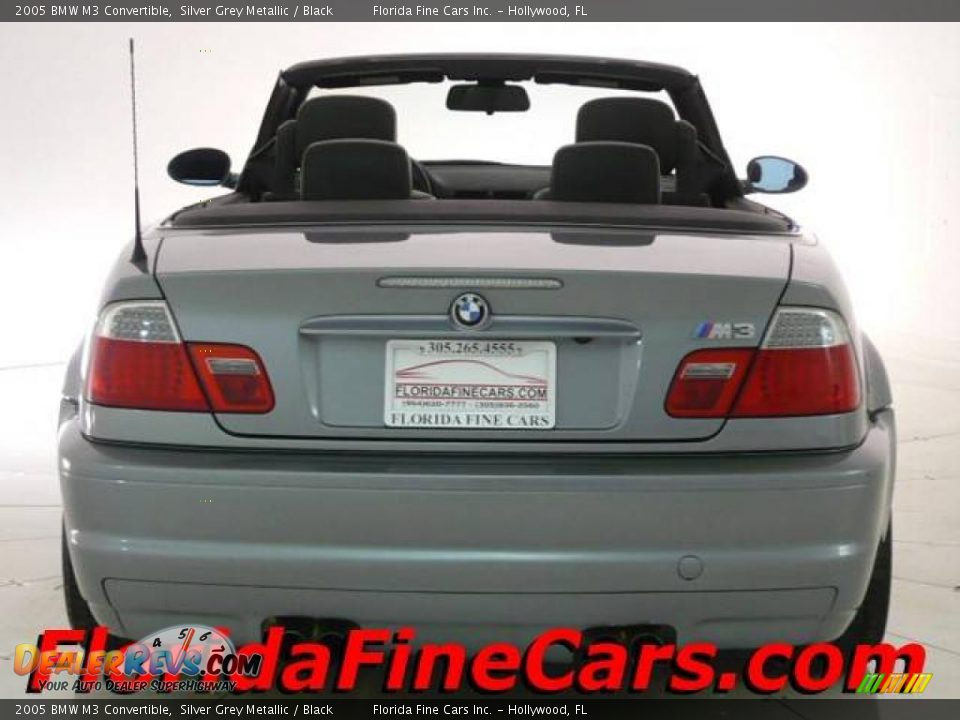 2005 BMW M3 Convertible Silver Grey Metallic / Black Photo #6