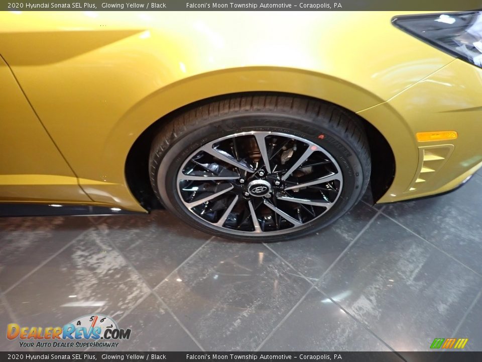 2020 Hyundai Sonata SEL Plus Glowing Yellow / Black Photo #2