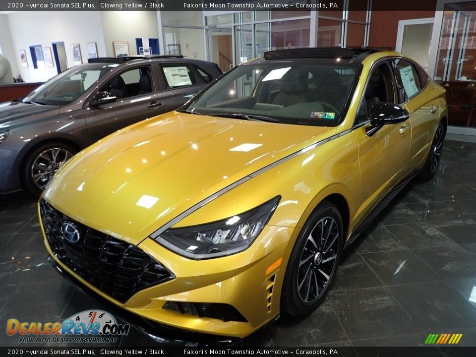 Glowing Yellow 2020 Hyundai Sonata SEL Plus Photo #6