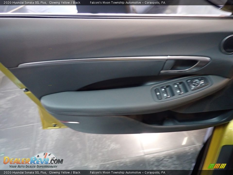 2020 Hyundai Sonata SEL Plus Glowing Yellow / Black Photo #11