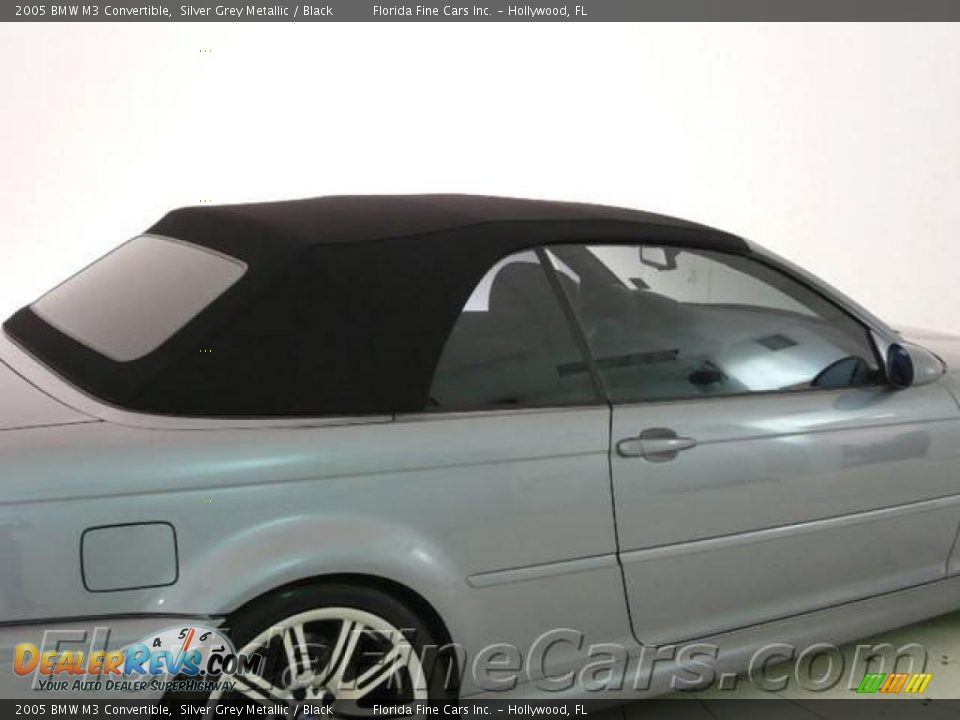 2005 BMW M3 Convertible Silver Grey Metallic / Black Photo #9